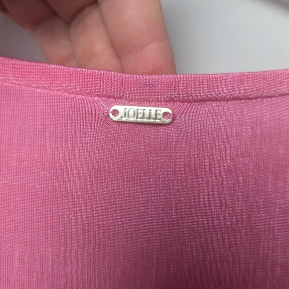 JOELLE Collection Cardigan Cover Up Size XL (Could Fit 2XL) Colorful Bright Pink - Picture 9 of 11